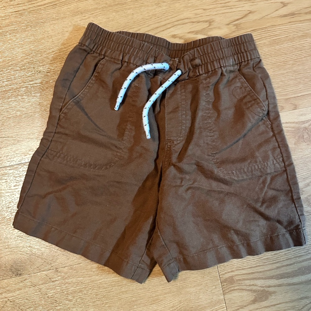 Janie and Jack Tan short khaki pants boy size 7